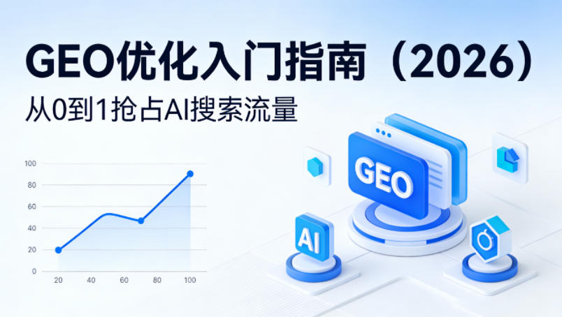 【最新】GEO优化入门指南(2026),从0到1抢占AI搜索流量