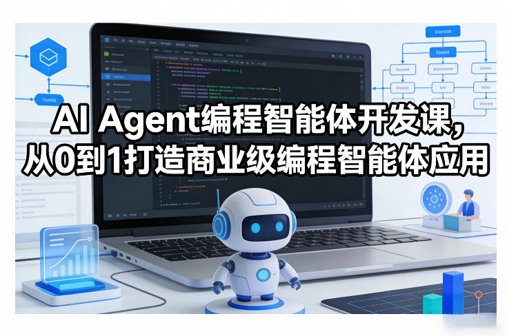 AI Agent编程智能体开发课,从0到1打造商业级编程智能体应用