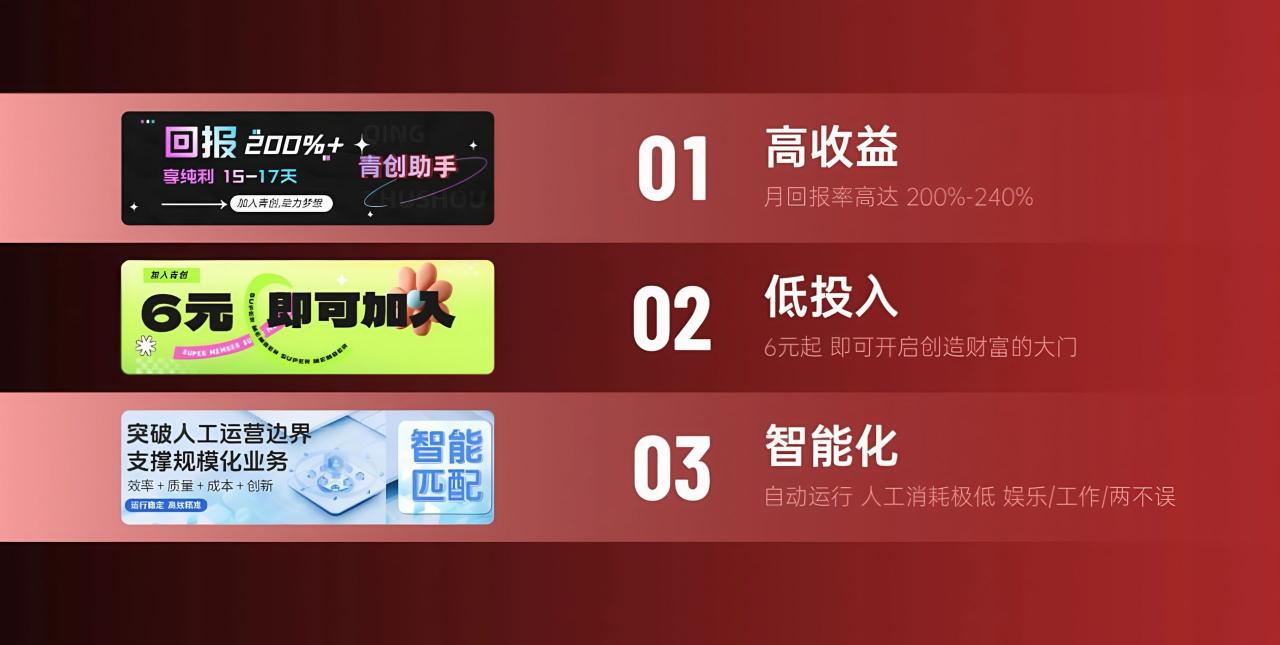 青创助手纯0撸项目,无门槛,每天手机挂4小时,日入3张,稳定运行4年多【揭秘】
