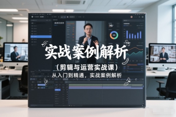 剪辑与运营实战课，从入门到精通，实战案例解析（更新2026）
