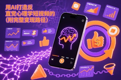 用AI打造“反直觉”心理学短视频的流量密码(附完整变现路径)