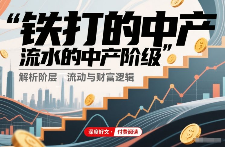 付费文章:铁打的中产,流水的中产阶级