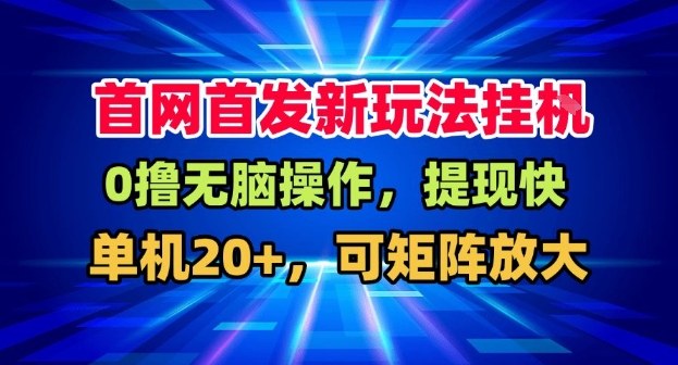 全网首发挂G，盒子自动賺米，单机20+，可矩阵放大，长期稳定运营【揭秘】