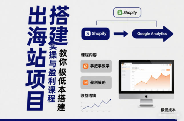 小淘出海站项目,搭建实操与盈利课程,手把手教你用极低成本搭建