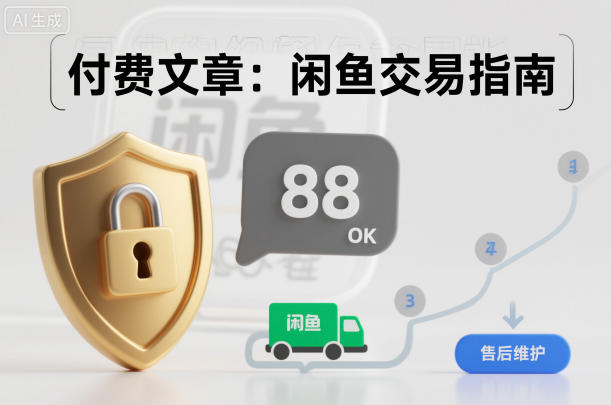 付费文章：闲鱼交易指南，怎么才能降低被坑被马扁的概率