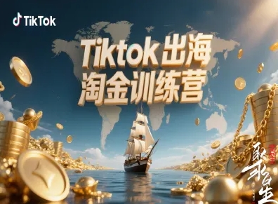 Tiktok出海淘金训练营，跨境电商TK实战变现
