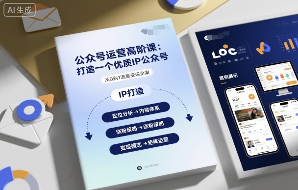 公众号运营高阶课,打造一个优质IP公众号