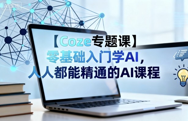 【Coze专题课】零基础入门学AI,人人都能精通的AI课程