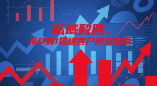 私域致胜,从0到1搭建客户成交体系