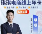 琪琪电商-拼多多年卡2026年8月更新，全类目自然流+付费爆单+擎天柱3.0大促卡流量+非标品高阶运营全套实战课（更新0827）