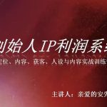 创始人IP利润系统8月训练营，定位、内容、获客、人设与内容实战训练营