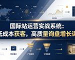 国际站运营实战系统：低成本获客，高质量询盘增长课（更新26年）