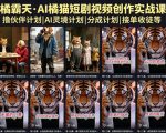 橘霸天·AI橘猫短剧视频创作实战课，撸伙伴计划|AI灵境计划|分成计划|接单收徒等