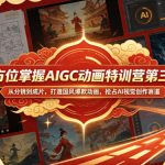 全方位掌握AIGC动画特训营第三期，从分镜到成片，打造国风爆款动画，抢占AI视觉创作赛道红利