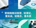 老A营销陪跑训练营，轻理论，重实战，轻概念，重本质（更新2026年4月）