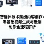 AI智能体技术赋能内容创作：零基础视频生成与漫剧制作全流程解析