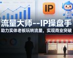 流量大师—IP操盘手，助力实体老板玩转流量，实现商业突破
