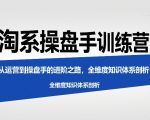 淘系操盘手训练营，​从运营到操盘手的进阶之路，全维度知识体系剖析