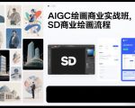AIGC绘画商业实战班，SD商业绘画流程