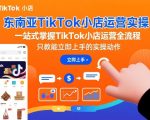 东南亚TikTok小店运营实操，一站式掌握TikTok小店运营全流程，只教能立即上手的实操动作