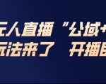 淘宝无人直播完整教程，公试+私域，最新玩法来了，开播即爆单