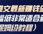 小说推文最新賺钱全流程，门槛低非常适合新手（保姆级教程）