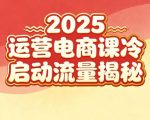 2025小红书运营电商课：新手实战＋冷启动＋流量揭秘