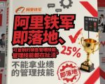 阿里铁军即落地、可复制的销售管理技能，不能拿业绩的管理技能都在扯淡