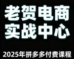 老贺电商2025年拼多多付费课程，用通俗易懂的方法告诉你多多怎么玩