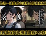 coze工作流一键生成小说推文视频搭建拆解教程，无需剪辑，无需拍摄写文案智能体拆解