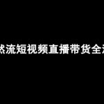 自然流短视频直播带货全流程-抖音电商教程
