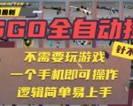 CSGO自动捡漏项目，最新独家玩法，一个手机即可操作，新手小白轻松月入1W+，操作简单易上手【揭秘】