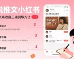 小说推文小红书高转化引导方法实操课，小说推文高效且正确引导方法