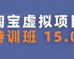 淘宝虚拟项目特训班15.0(更新2025)，适合新手或兼职操作，实现稳定收益