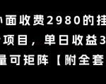 外面收费2980的挂G撸美金项目，单日收益30+美金，可批量可矩阵【揭秘】