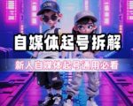 一天5张？自媒体起号完整拆解_新人自媒体起号必看【超详细攻略】