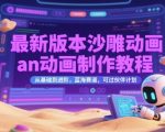 最新版本沙雕动画an动画制作教程，从基础到进阶，蓝海赛道，可过伙伴计划