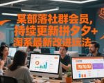 某部落社群会员，持续更新拼夕夕+淘系最新改进玩法