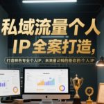 私域流量个人IP全案打造，打造特色专业个人IP，未来最值钱的是你的个人IP