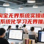 淘宝无界系统实操课程，系统化学习无界推广