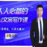 人人必备的AI文案写作课-文案教程，不讲理论，只讲实战
