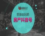 零基础玩转房产抖音号-抖音卖房教程
