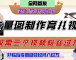 用矢量图制作育儿知识，条条爆款，每条点赞破万，实操仅需10分钟，卖育儿资料轻松月入过1W
