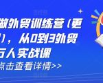 AI闪电做外贸训练营(更新25年5月)，从0到3外贸万人实战课