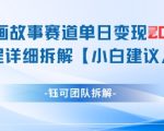 漫画故事赛道单日变现1k+全流程详细拆解