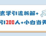 25年国学引流拆解+单日引200人+小白当天就能变现