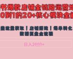 别再乱投流了！小红书店铺精细化运营让爆款笔记自己涨粉的底层逻辑​，日入1k